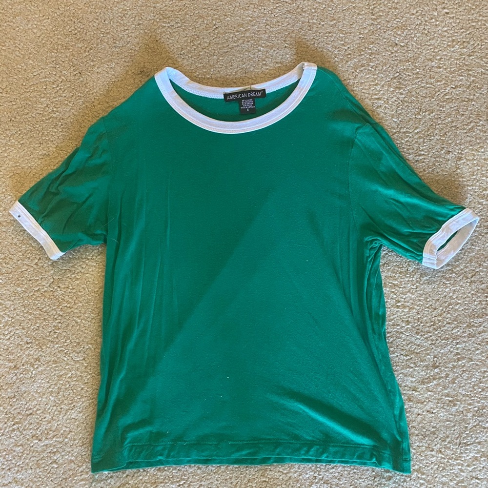women’s green american dream t-shirt